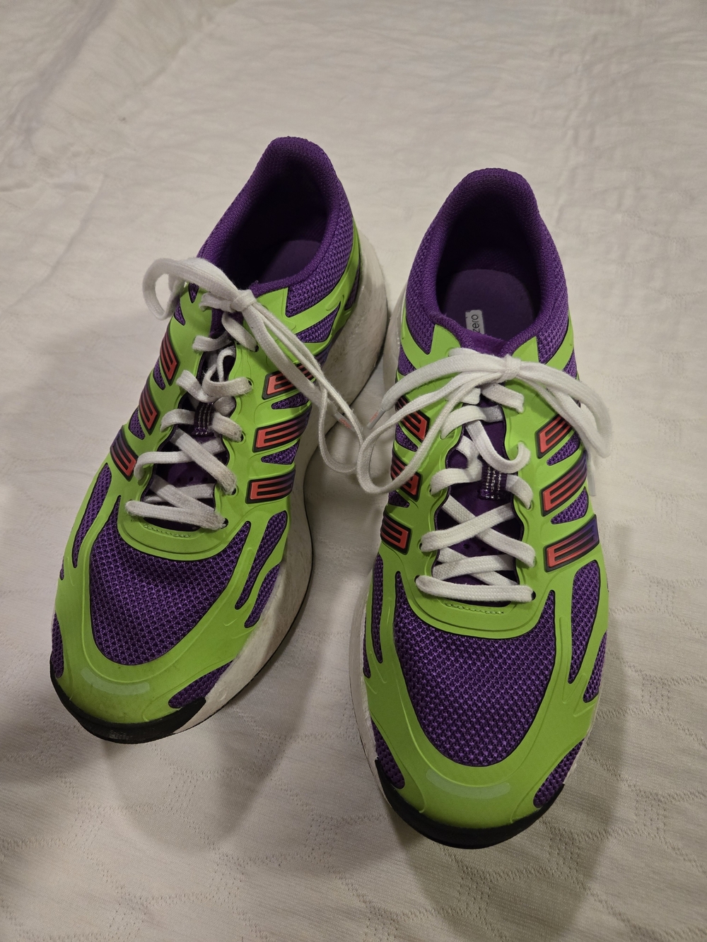 adidas Adizero Aruku Women's Sneakers Athletic Lime Green & Purple Size 10.5